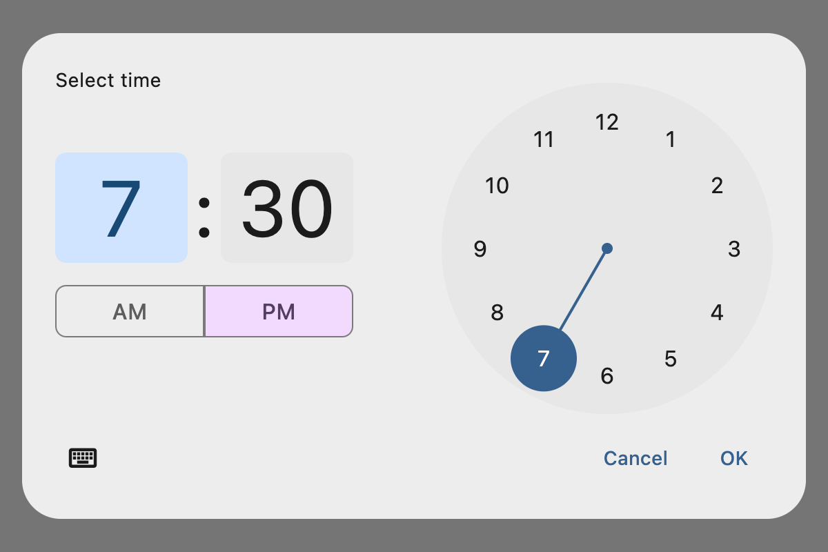 TimePicker